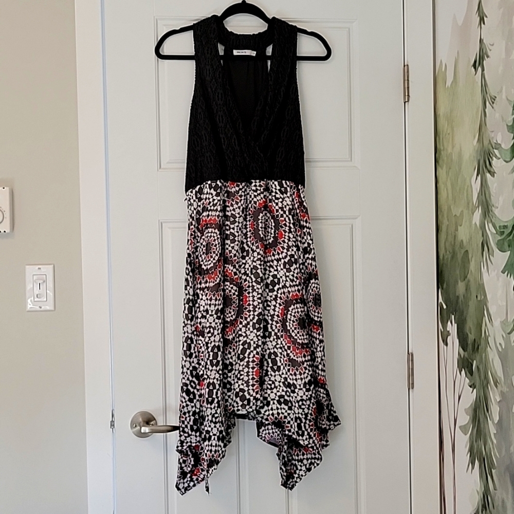 Halter Style Geometrical Dress Size 14 Rickis